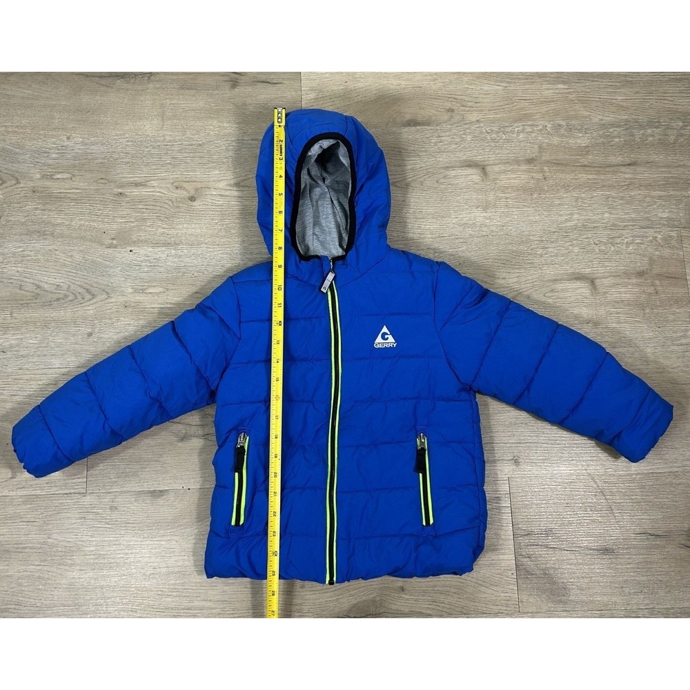 Gerry Boys Heavyweight Blue Insulated Puffer Jacket Size 5